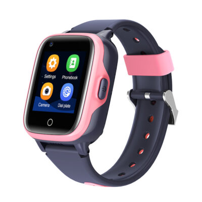 4G Android Kids Children Security GPS Tracker Watch – Pink
