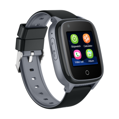 4G video Call Smart Android Kids GPS Watch tracker – BLACK