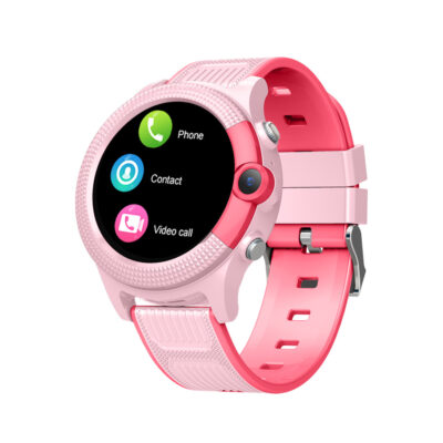 Round screen 4G GPS Kids Smart Watch – PINK