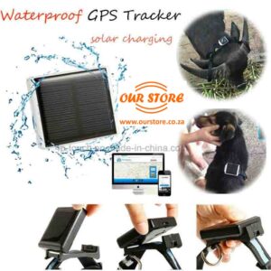 Long Standby Solar Powered Animal Pet GPS Tracker with Collar