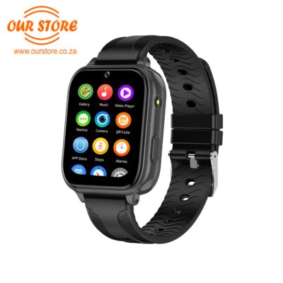 Large screen 4G teenagers Smart Watch GPS Tracker Y48FO-BLACK