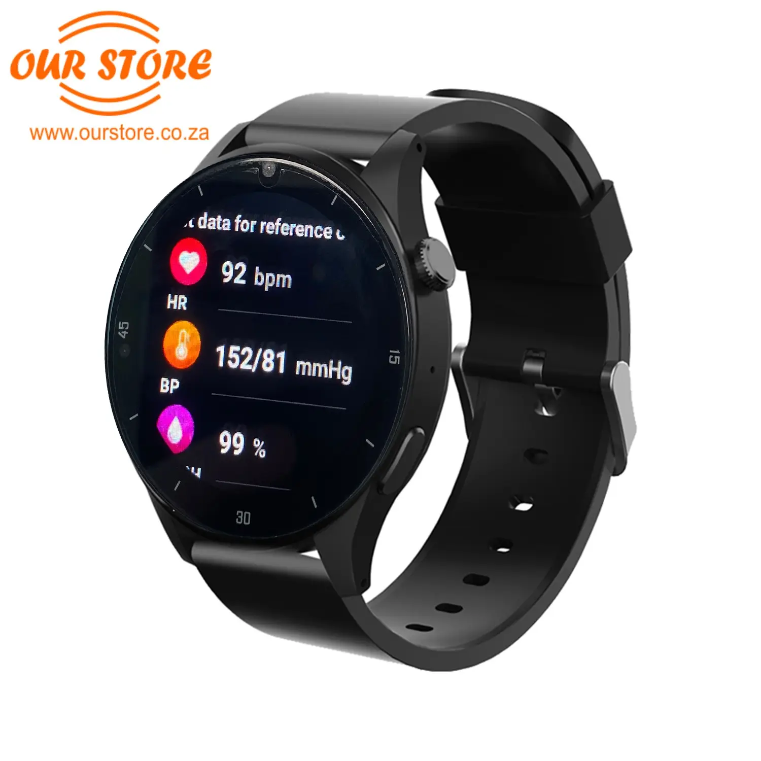 Waterproof 4G Adult healthcare GPS Watch Tracker T48R-BLACK