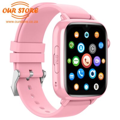 4G Android 8.1 Child Smart GPS Watch with Large Screen T49-PINK