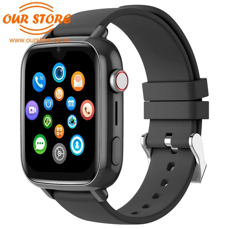 4G Android 8.1 Child Smart GPS Watch with Large Screen T49-BLACK - Image 3