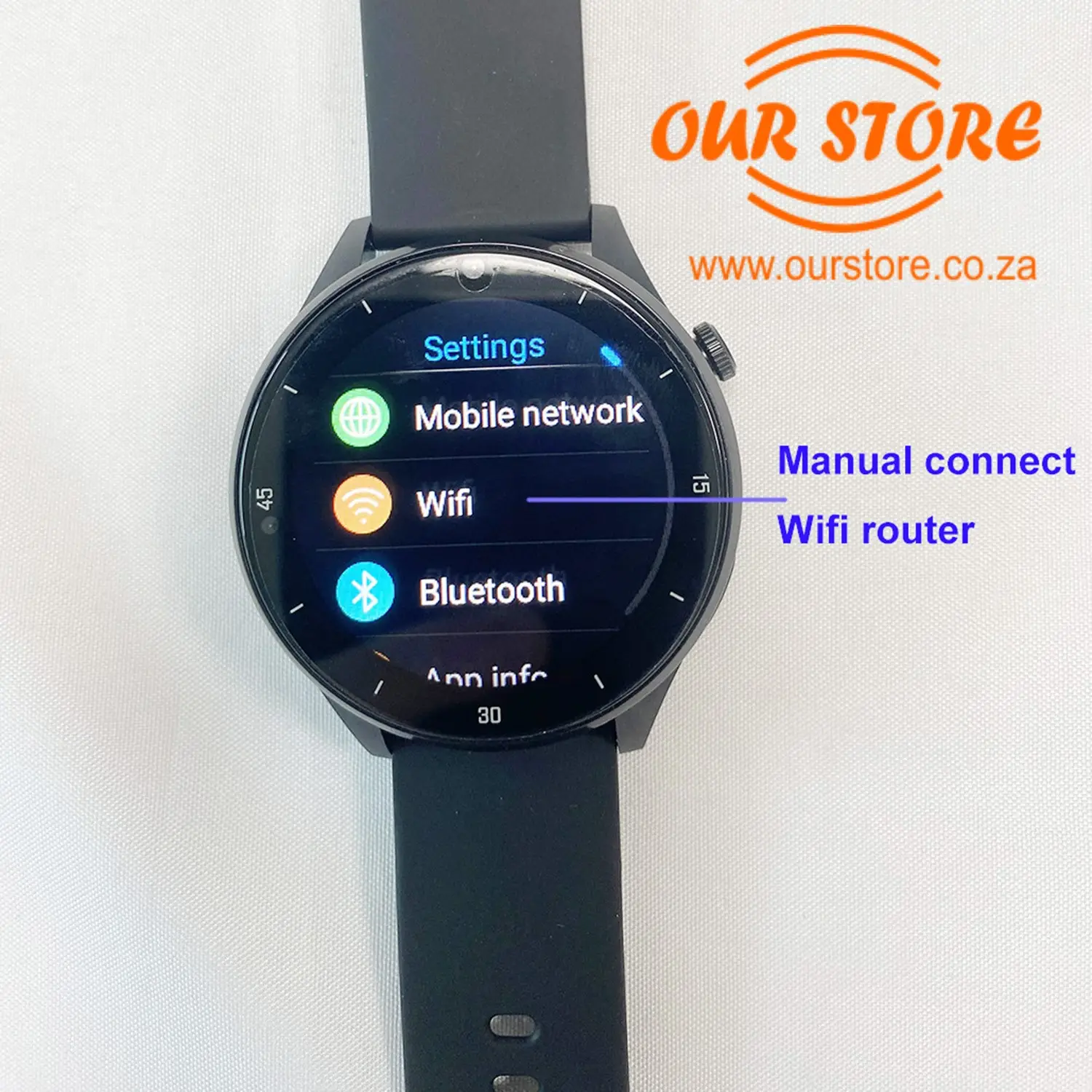 Waterproof 4G Adult healthcare GPS Watch Tracker T48R-BLACK - Image 6